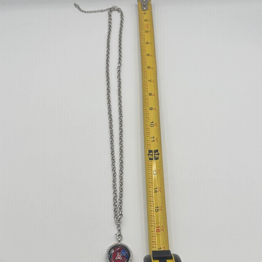 Elegant University of Arizona UofA Floating Locket Silver Red Necklace - Go Cats